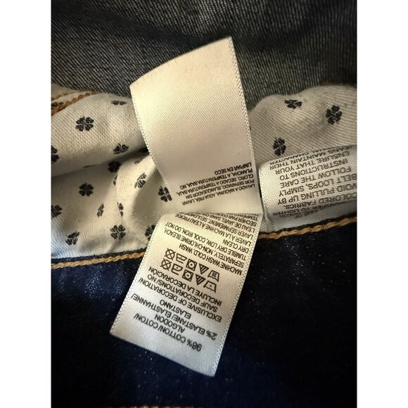 Lucky Brand Straight Jeans Mens 38 Blue Denim Pocketed Zip 38X31. - Picture 4 of 12